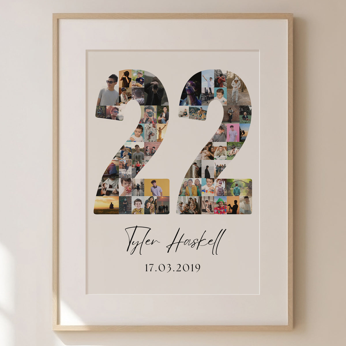 22 Birthday Photo Collage