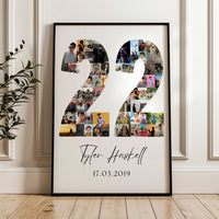 22 Birthday Photo Collage