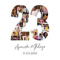 23 Birthday Photo Collage