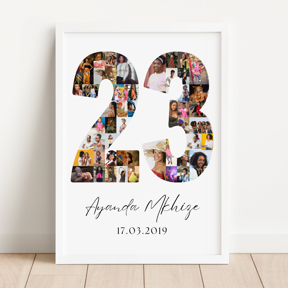 23 Birthday Photo Collage