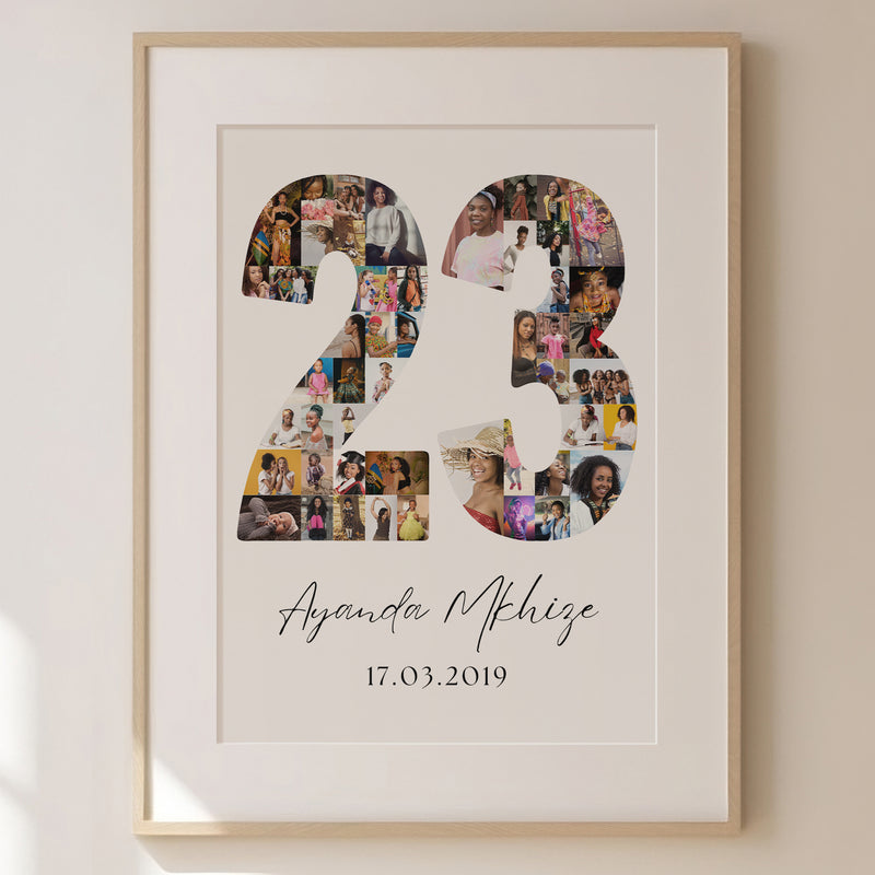 23 Birthday Photo Collage