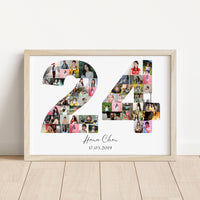 24 Birthday Photo Collage