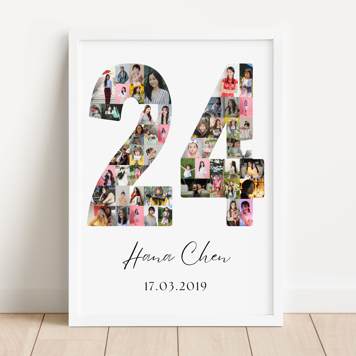 24 Birthday Photo Collage