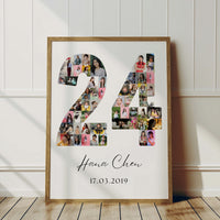 24 Birthday Photo Collage