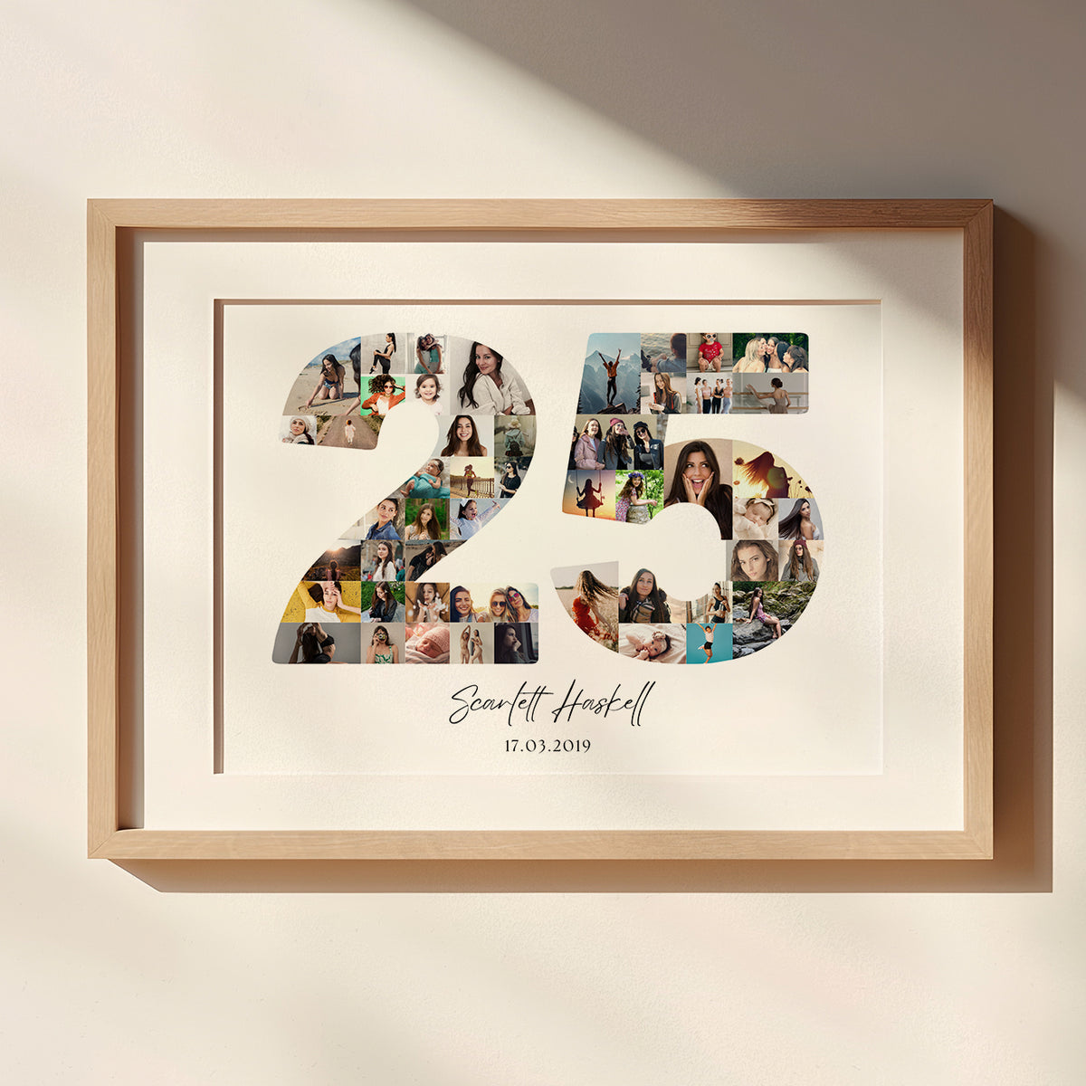 25 Birthday Photo Collage