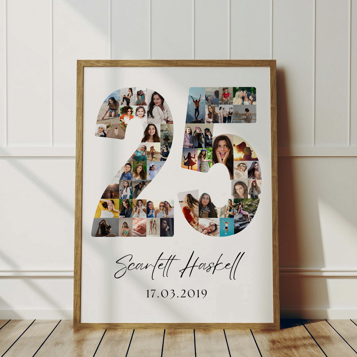 25 Birthday Photo Collage