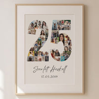 25 Birthday Photo Collage