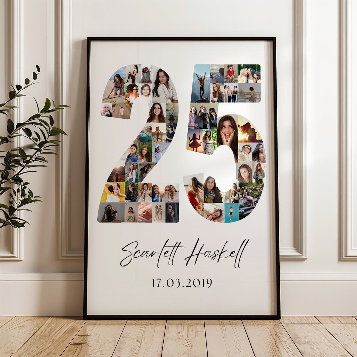 25 Birthday Photo Collage