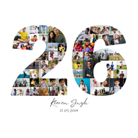 26 Birthday Photo Collage