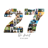 27 Birthday Photo Collage