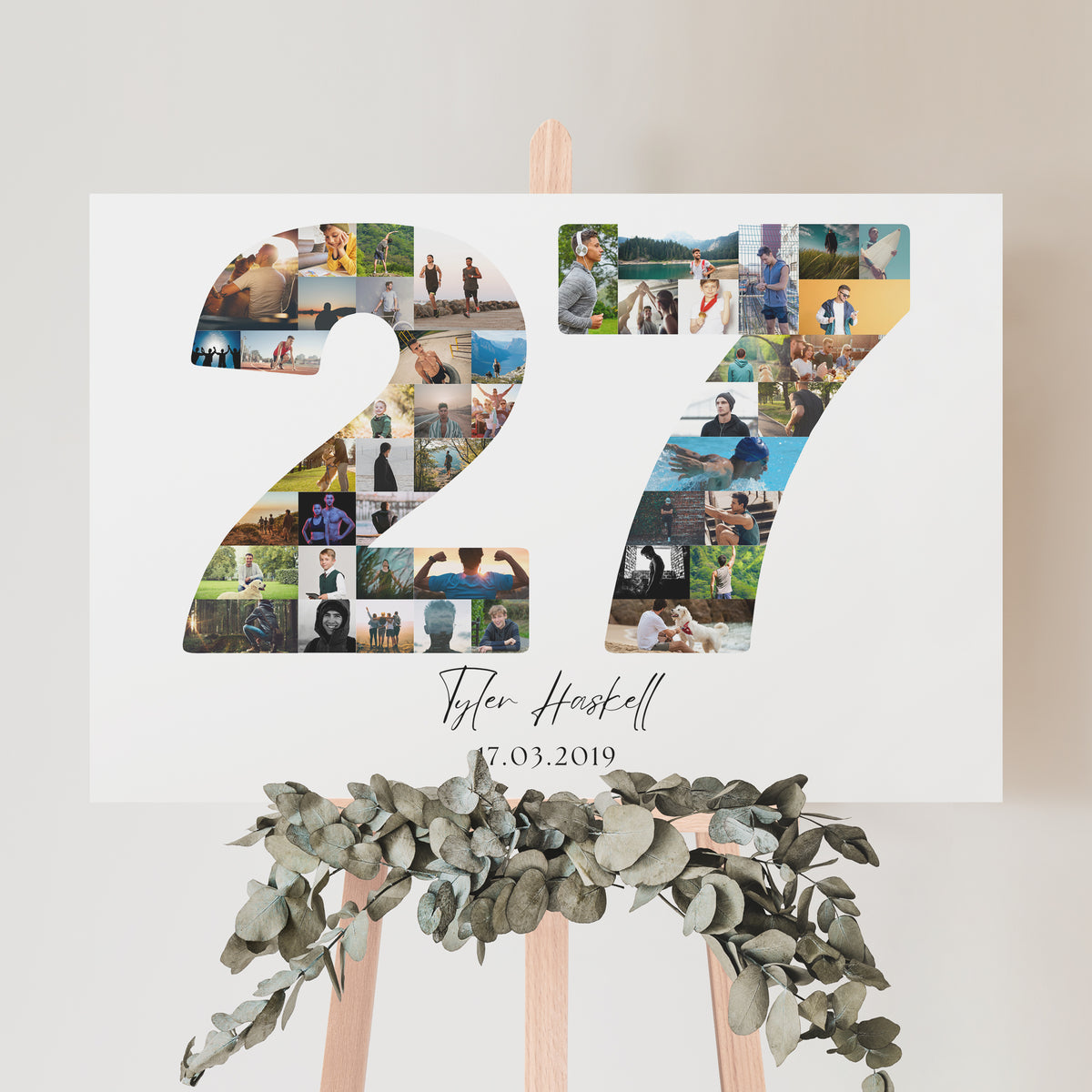 27 Birthday Photo Collage