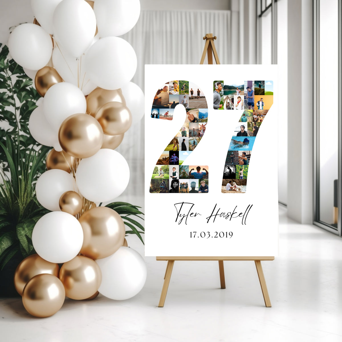 27 Birthday Photo Collage
