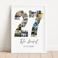 27 Birthday Photo Collage