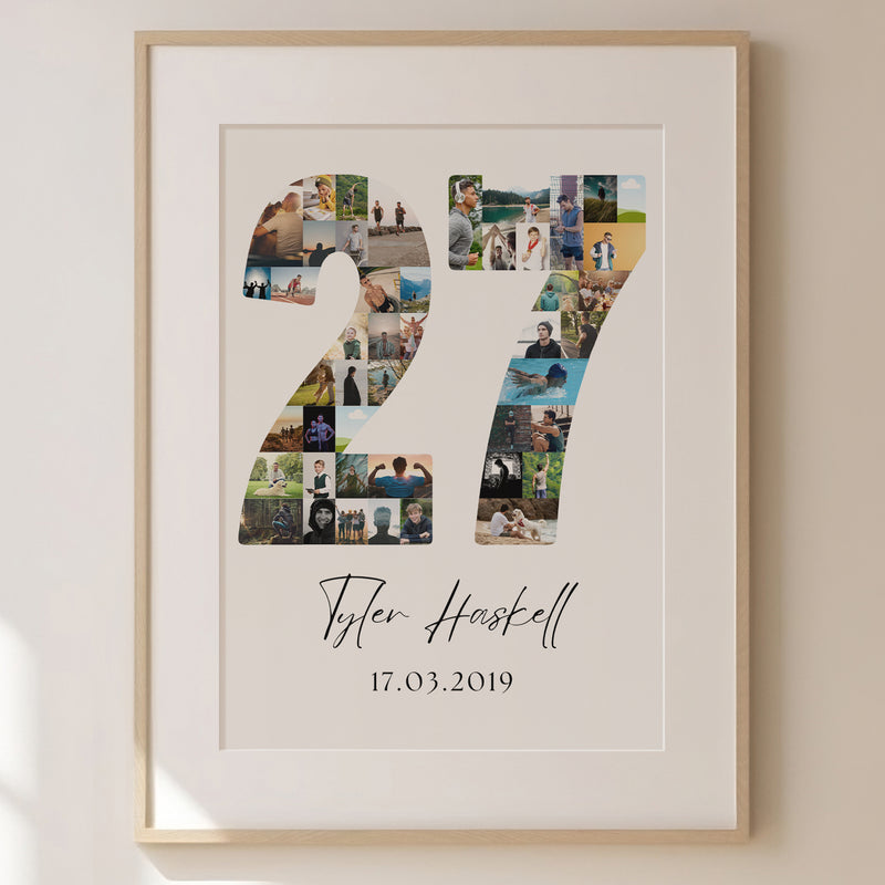 27 Birthday Photo Collage