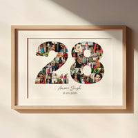 28 Birthday Photo Collage