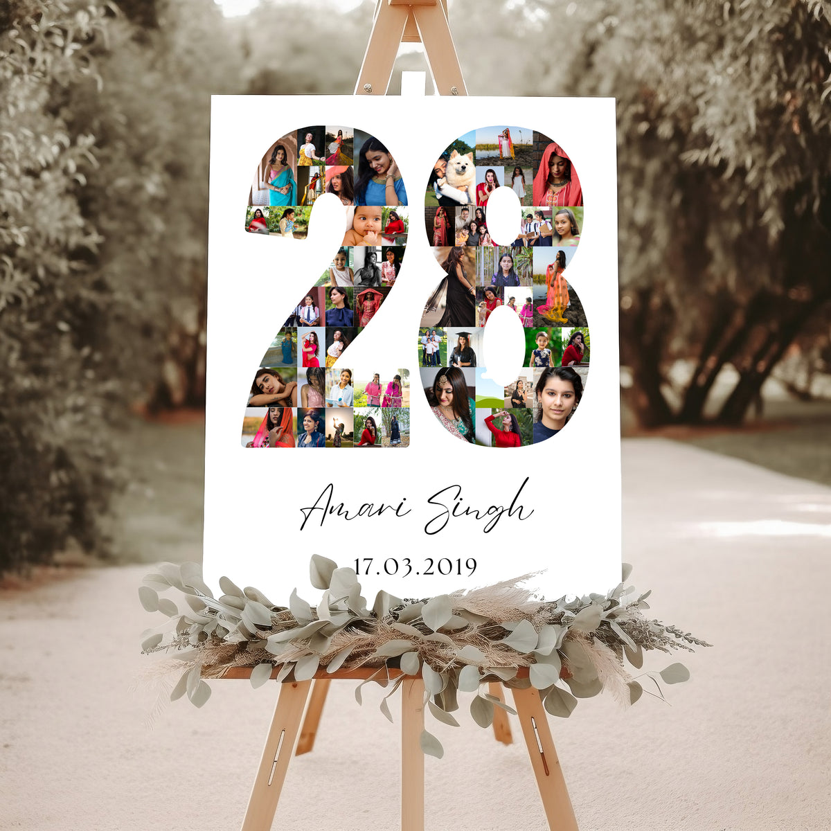 28 Birthday Photo Collage