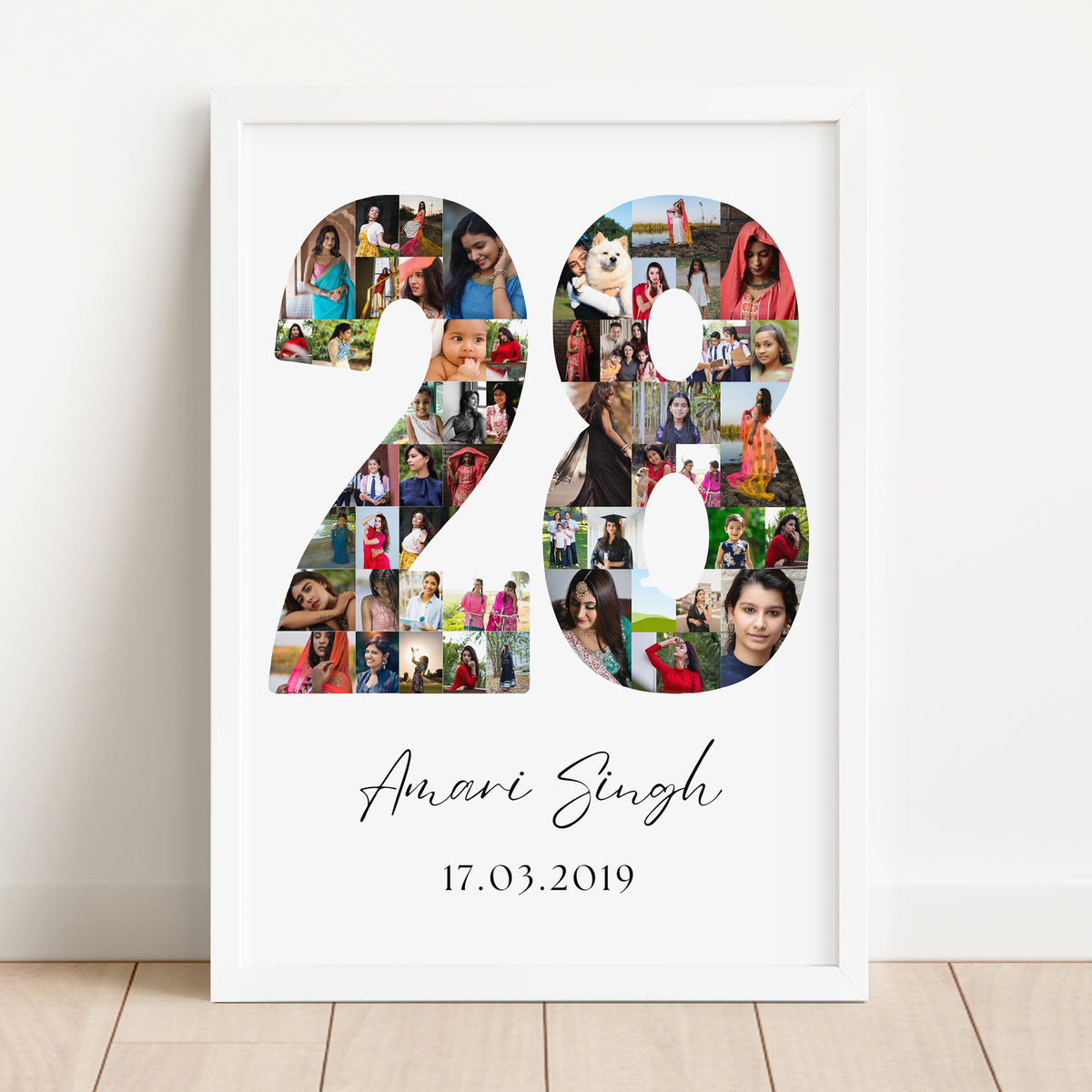 28 Birthday Photo Collage