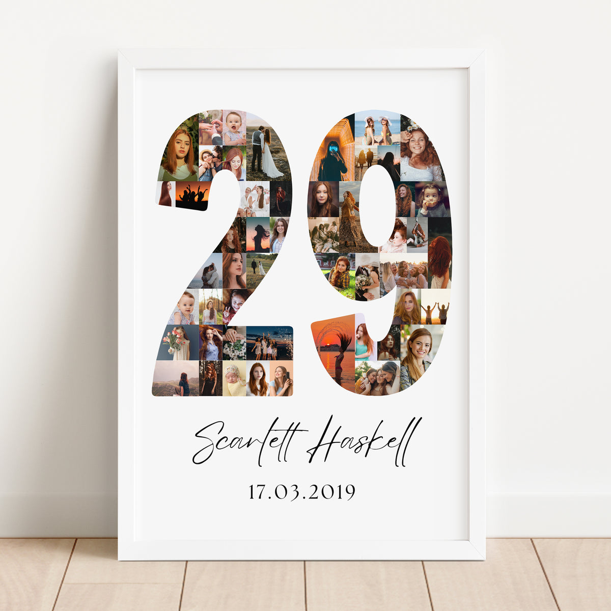 29 Birthday Photo Collage