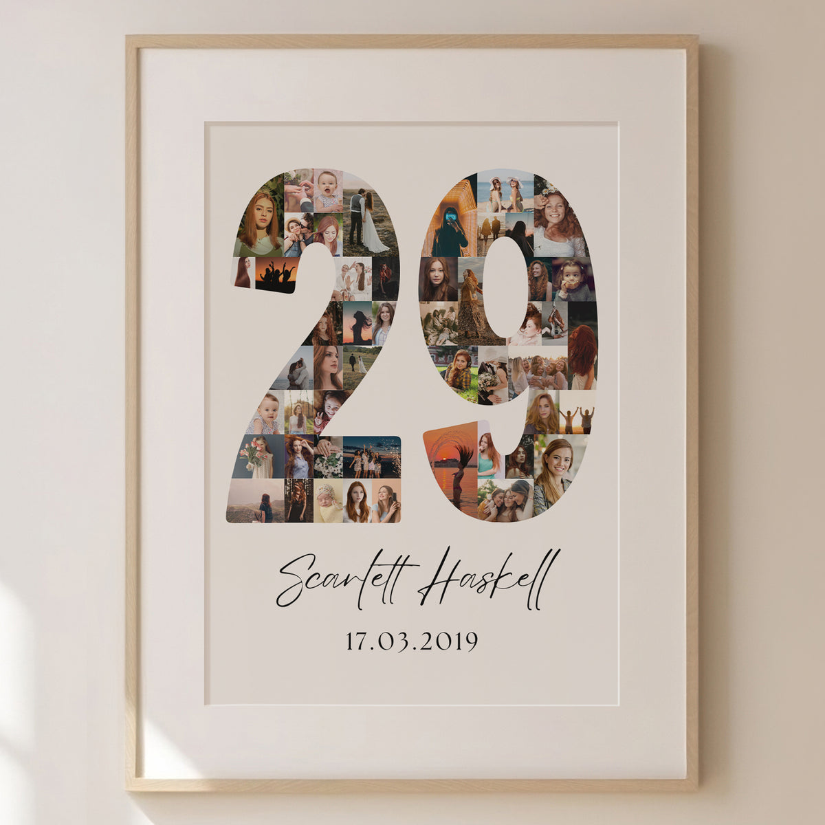 29 Birthday Photo Collage