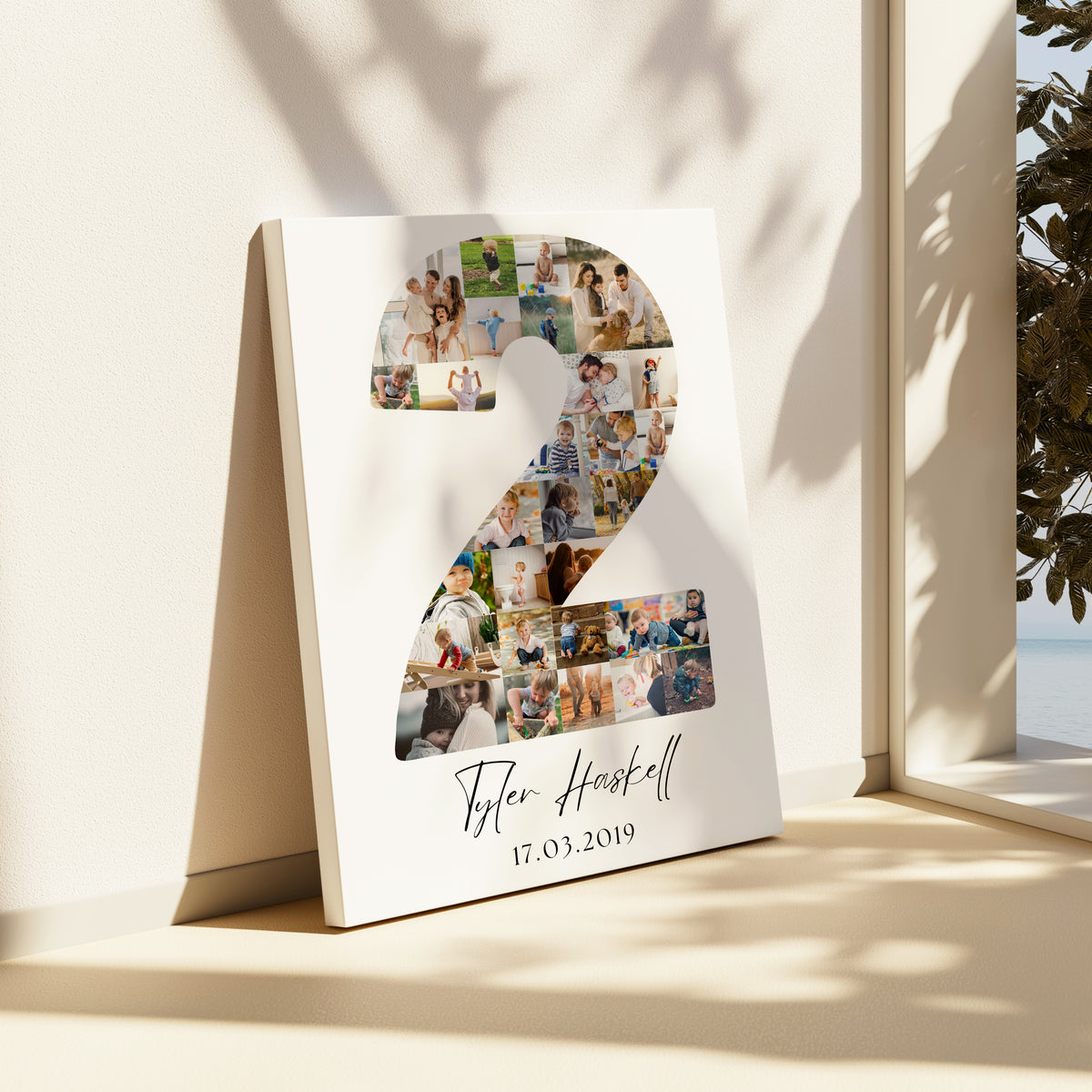 2 Birthday Photo Collage