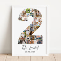 2 Birthday Photo Collage