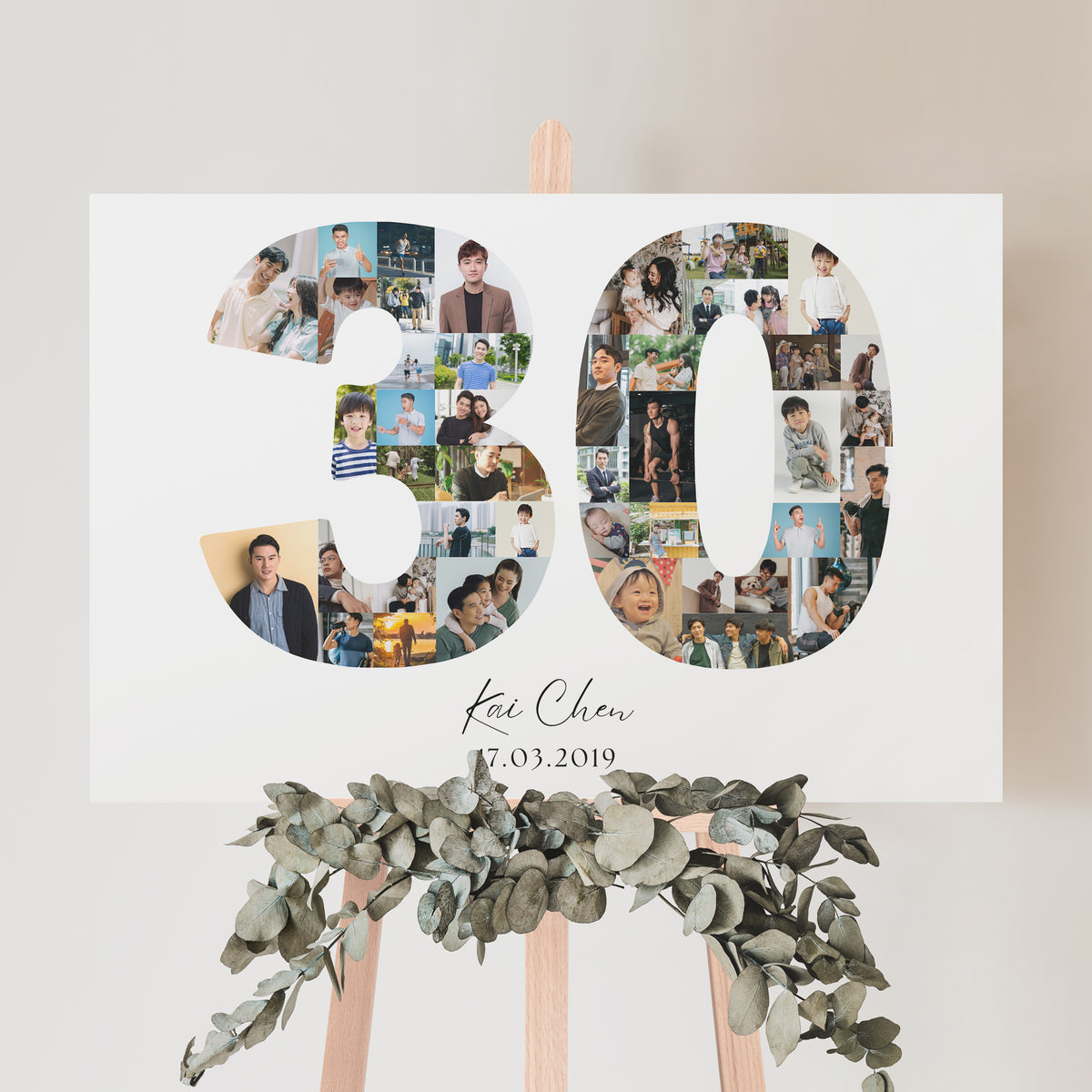 30 Birthday Photo Collage