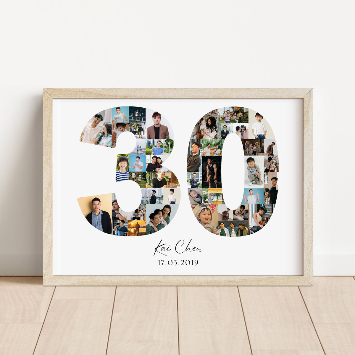 30 Birthday Photo Collage