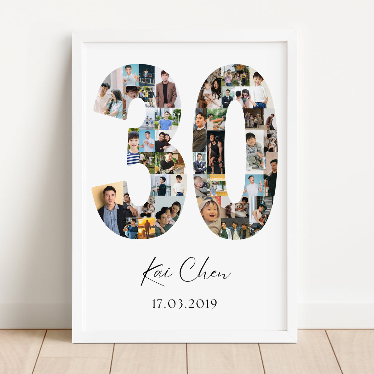 30 Birthday Photo Collage