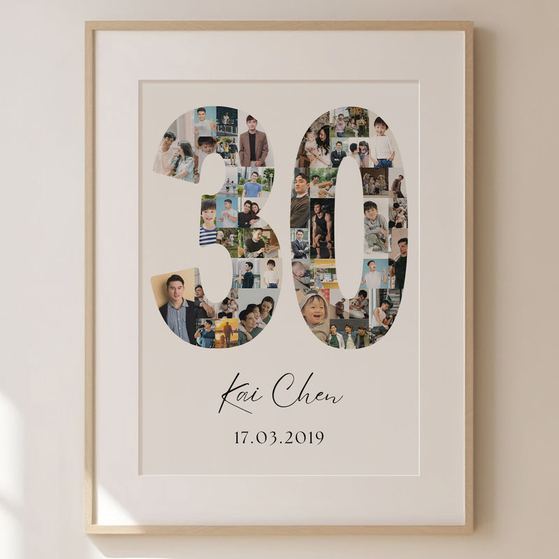 30 Birthday Photo Collage