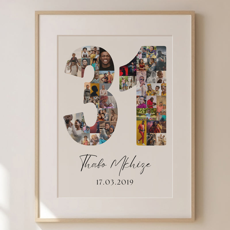 31 Birthday Photo Collage
