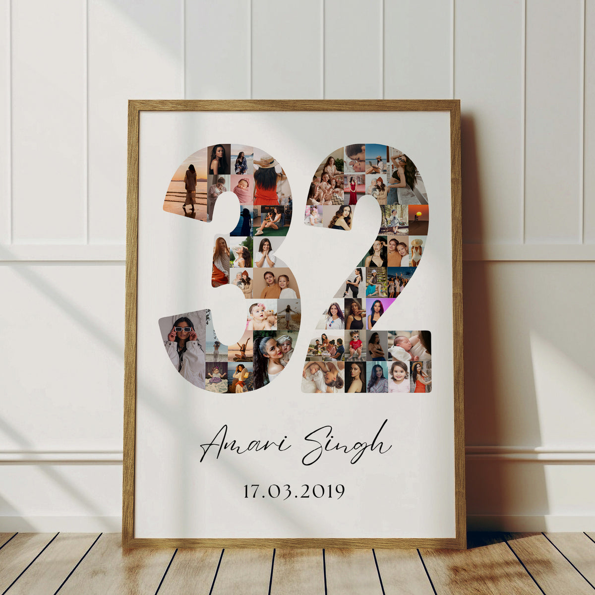 32 Birthday Photo Collage
