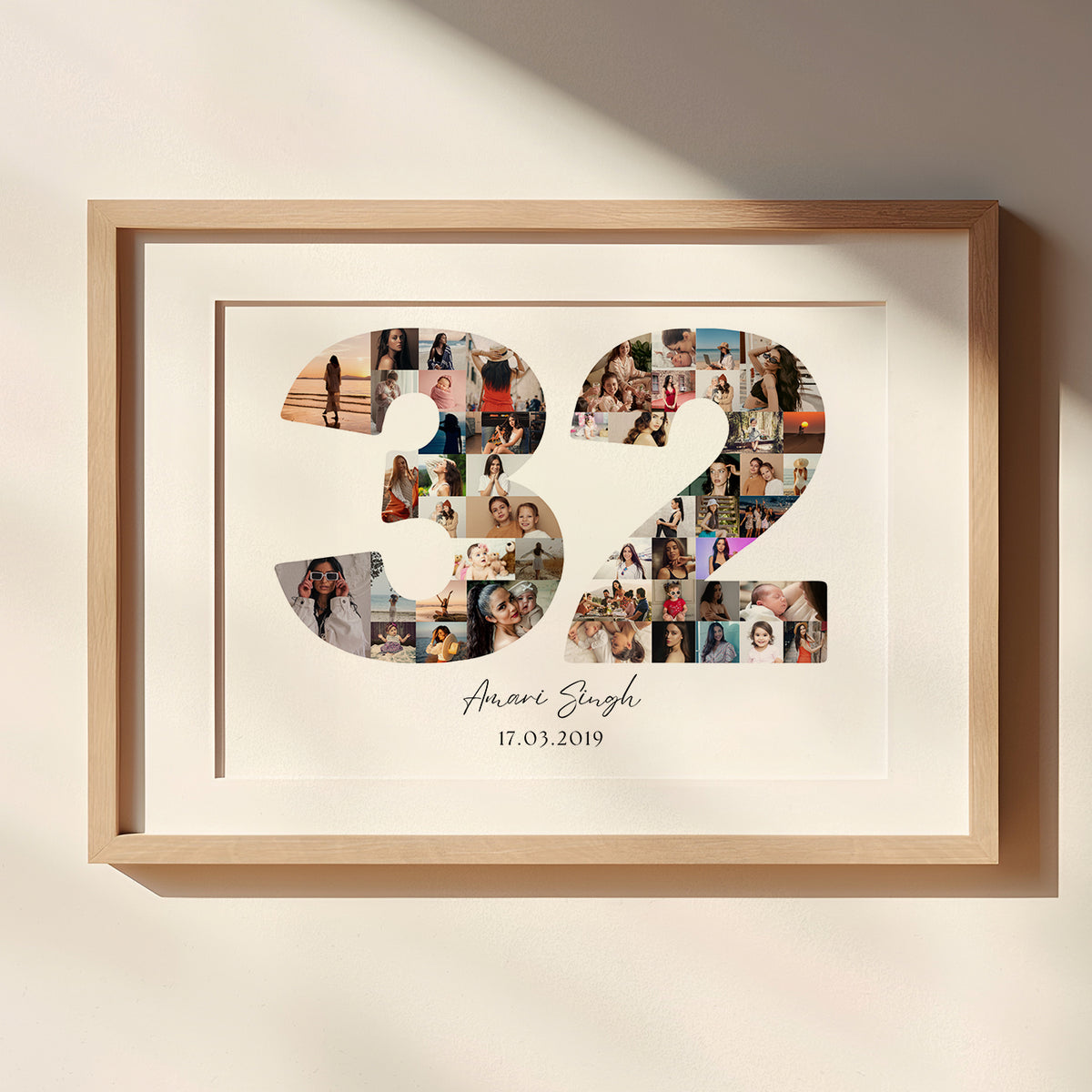 32 Birthday Photo Collage