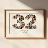 32 Birthday Photo Collage