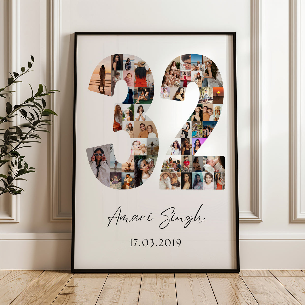 32 Birthday Photo Collage
