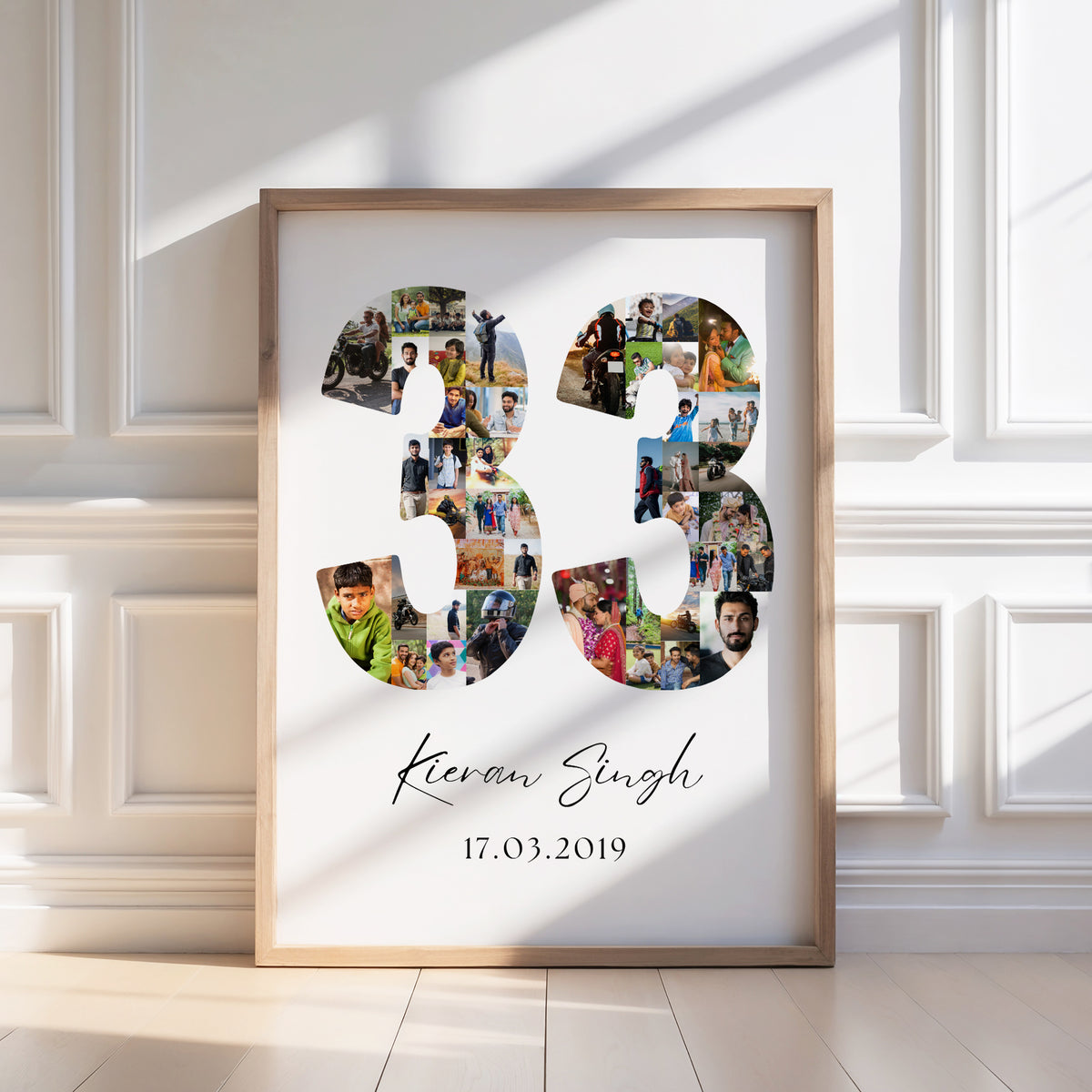 33 Birthday Photo Collage