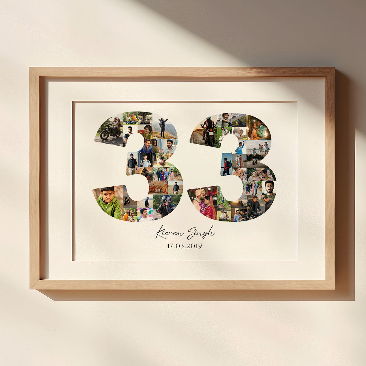 33 Birthday Photo Collage