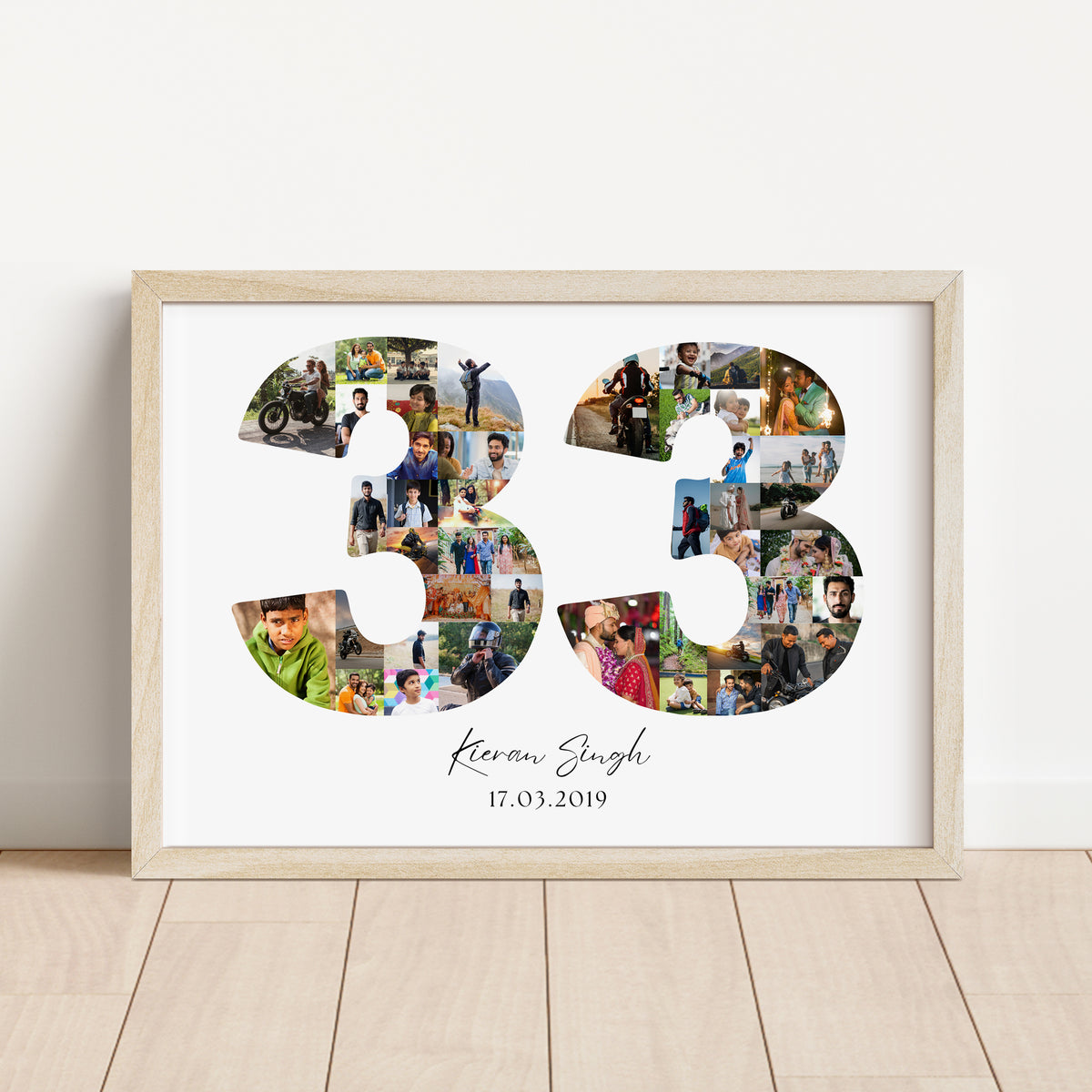 33 Birthday Photo Collage