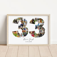 33 Birthday Photo Collage
