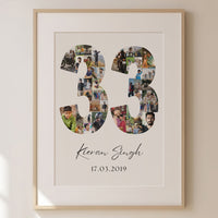 33 Birthday Photo Collage