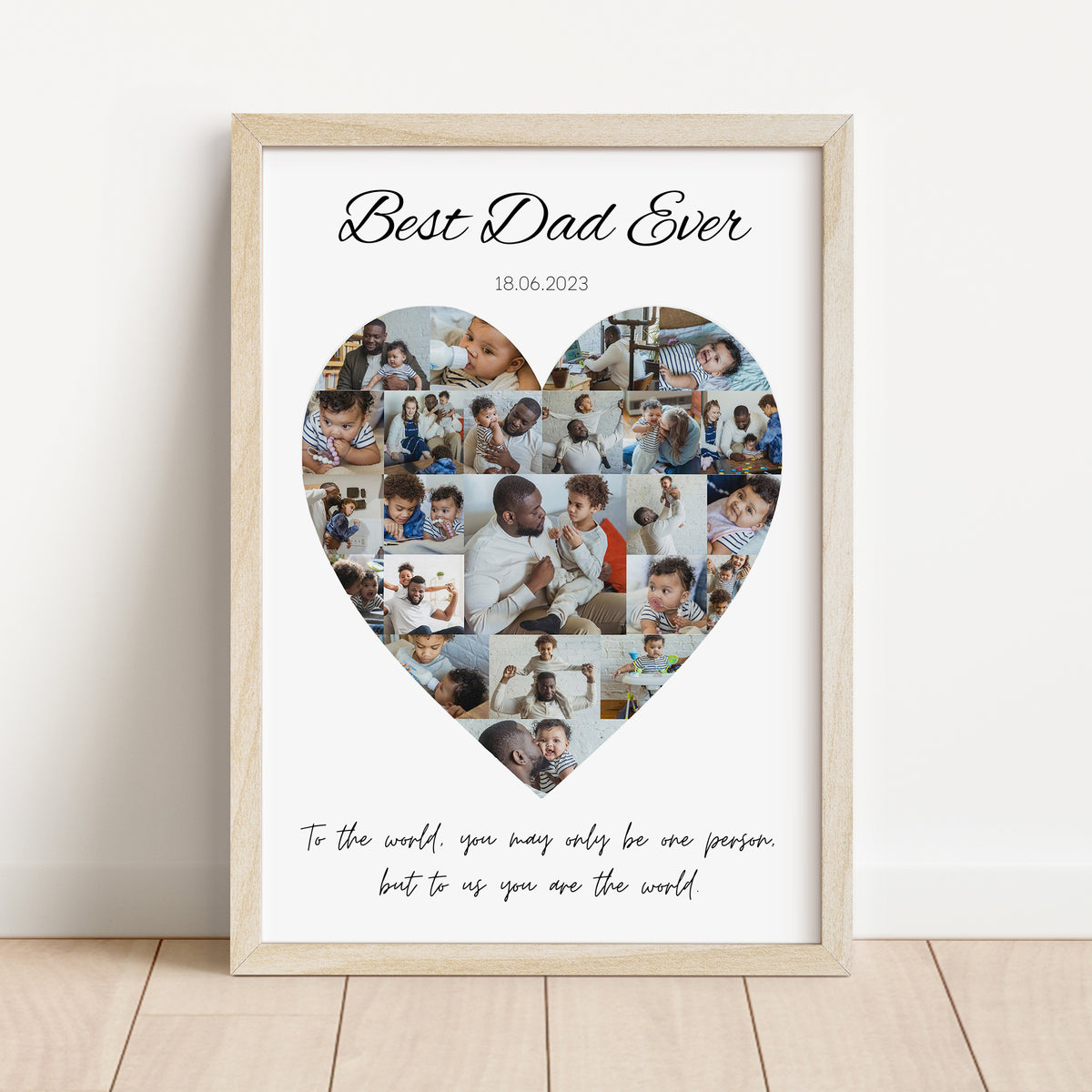 Best Dad Ever - Photo Collage