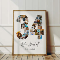 34 Birthday Photo Collage