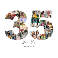 35 Birthday Photo Collage