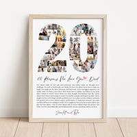 20 Reasons Dad - Photo Collage