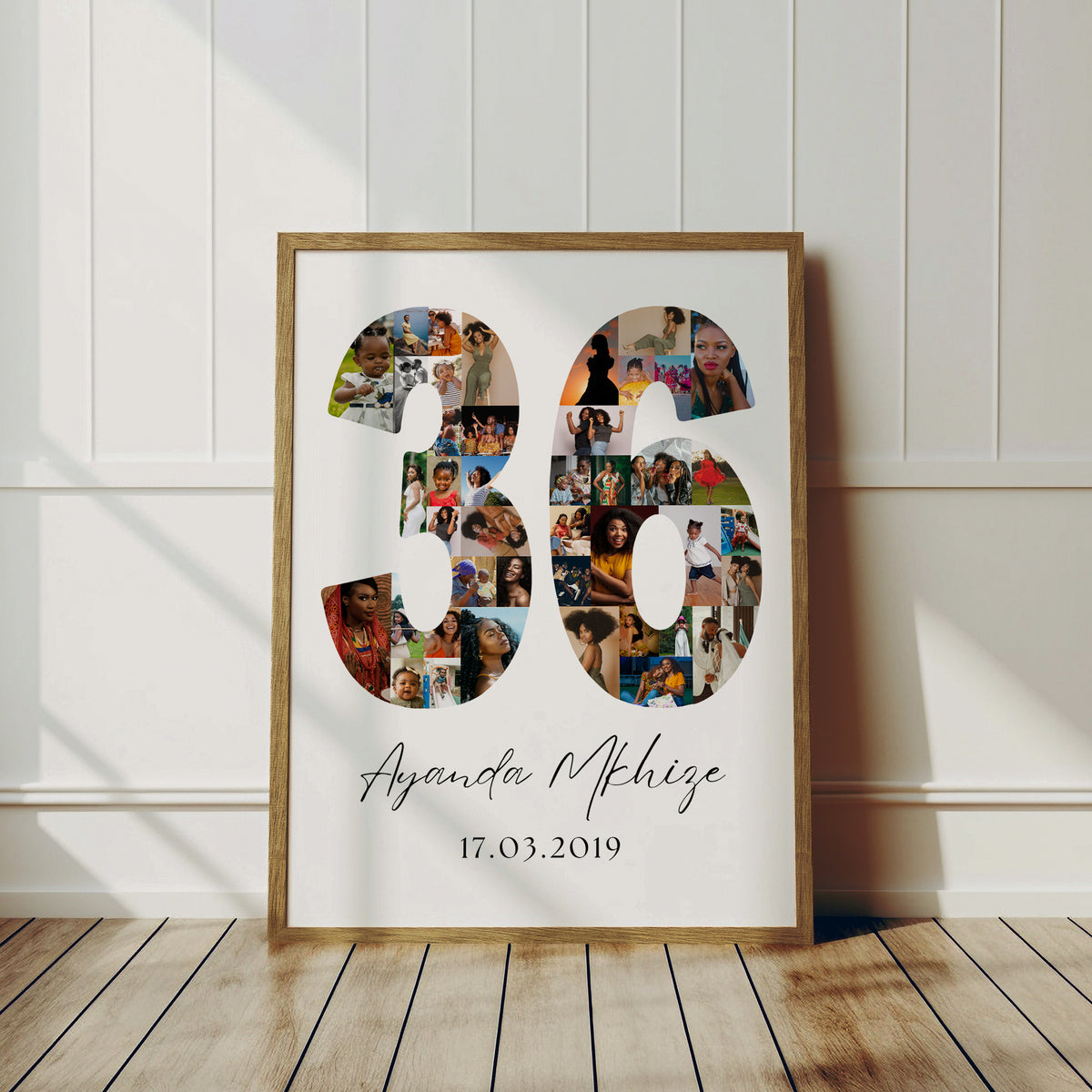 36 Birthday Photo Collage