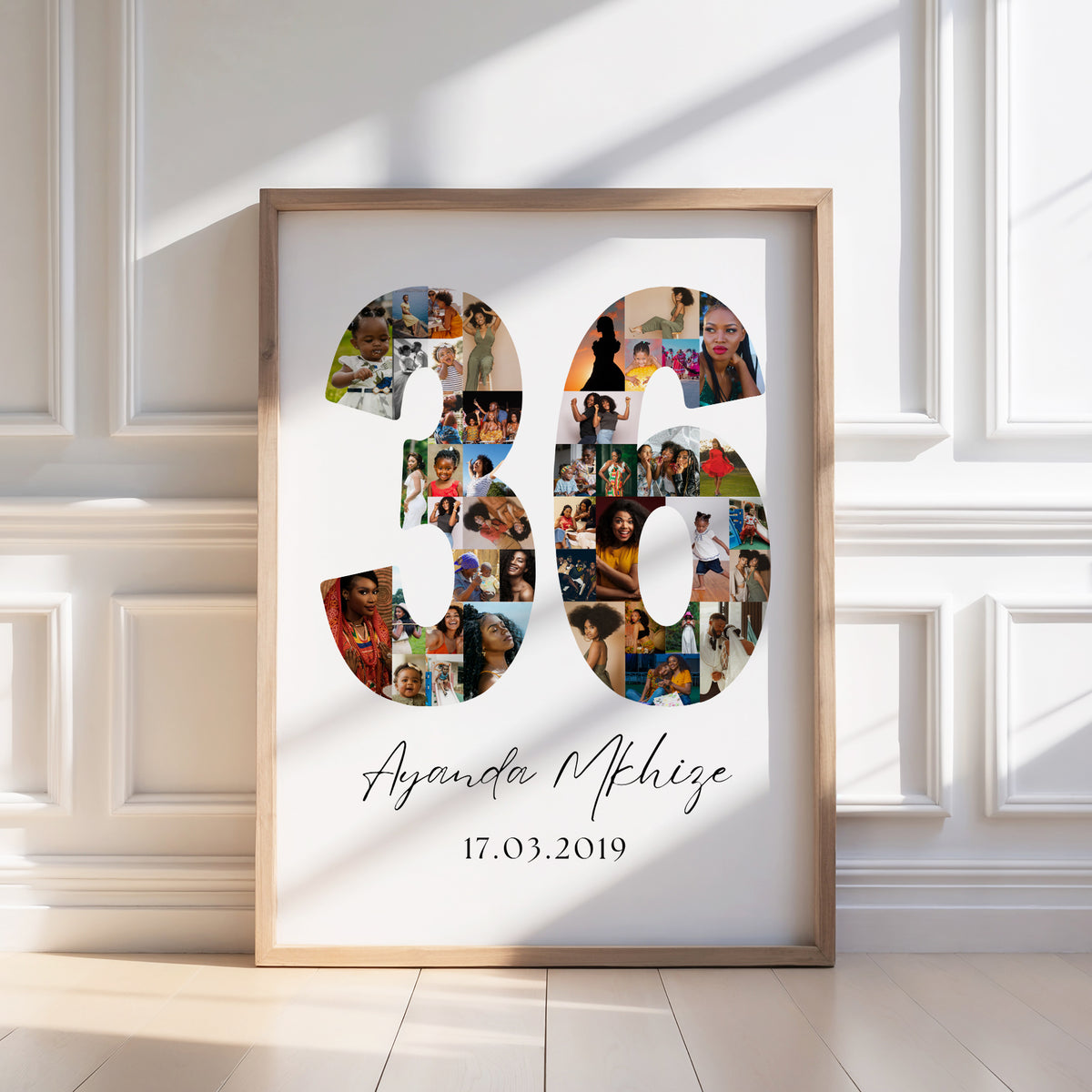 36 Birthday Photo Collage