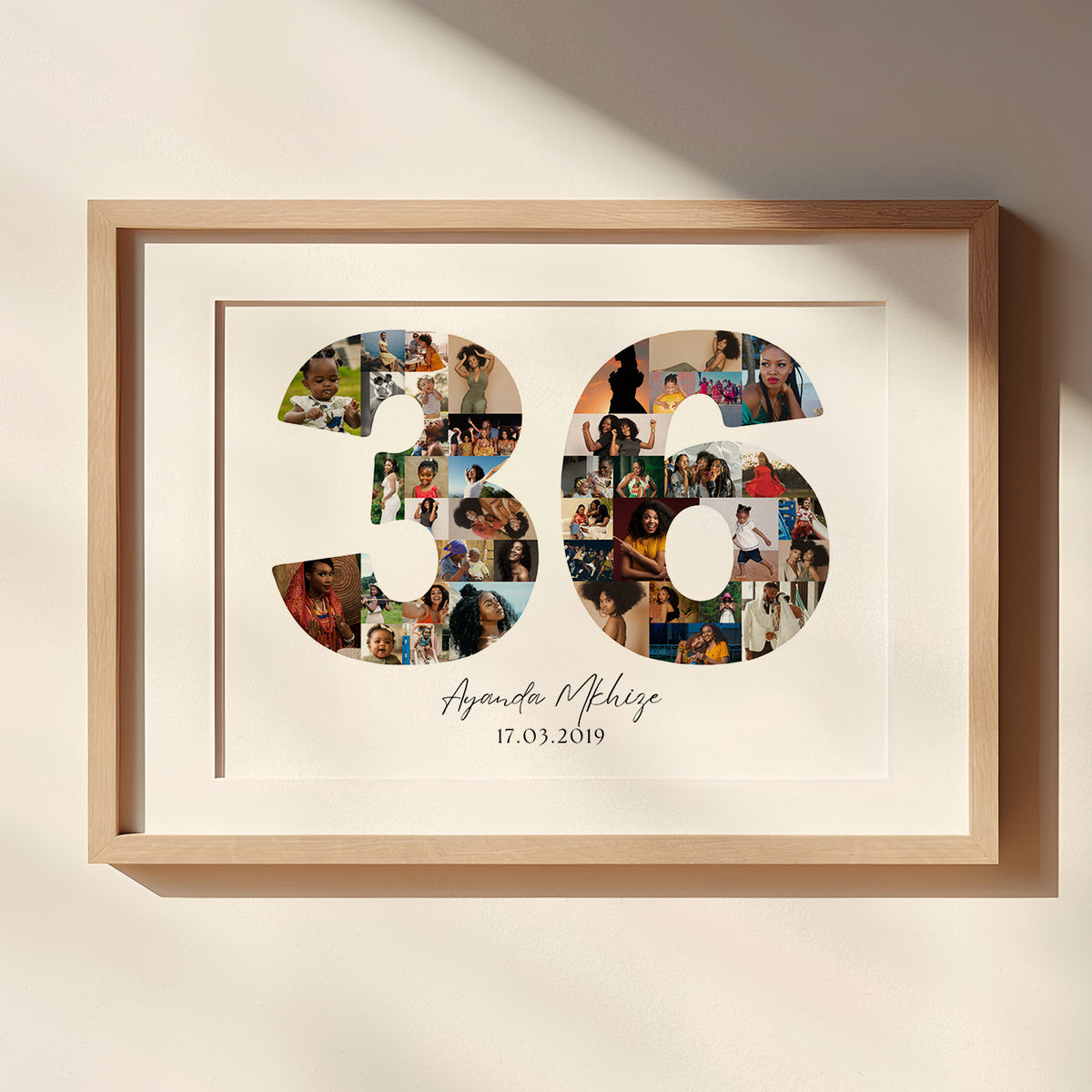 36 Birthday Photo Collage