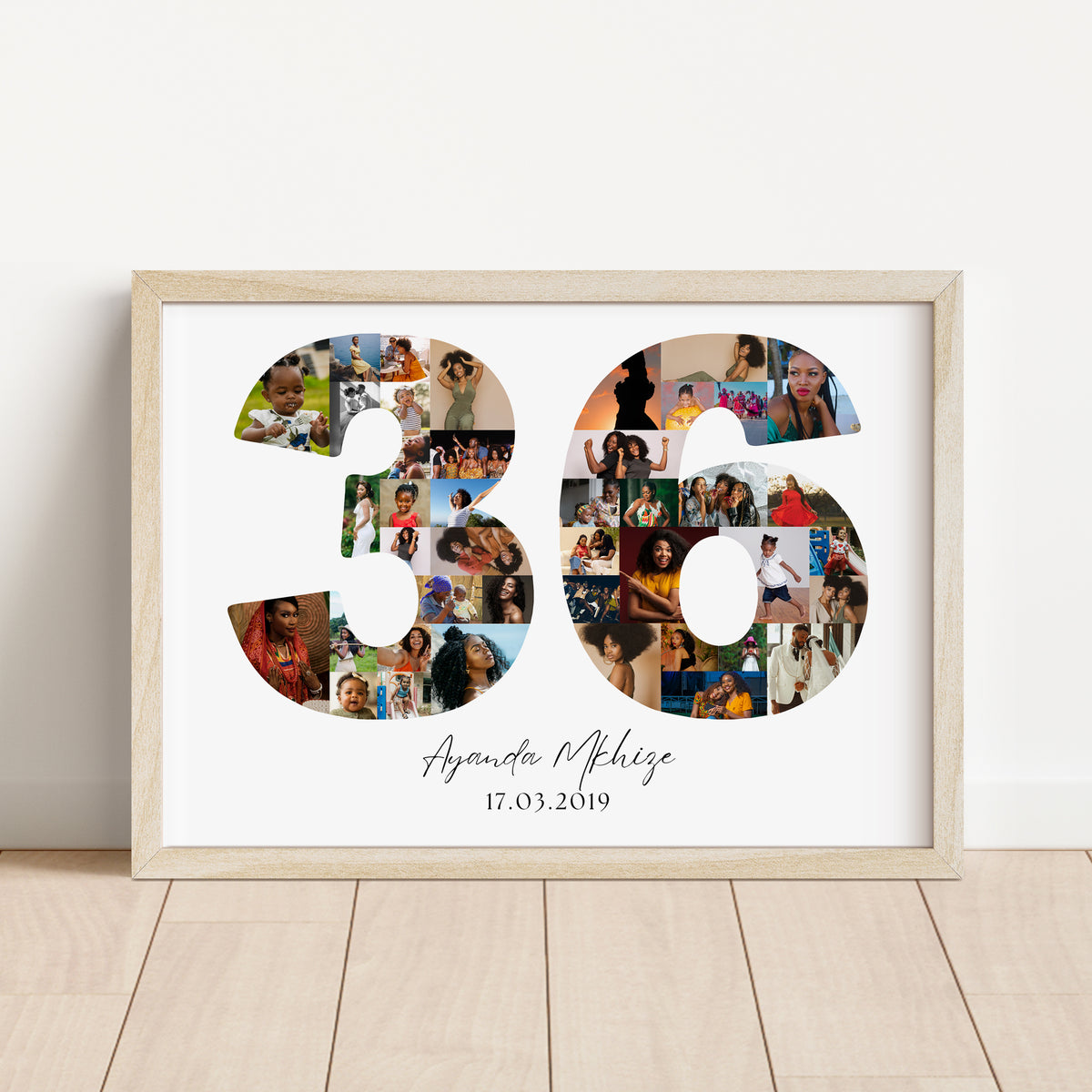 36 Birthday Photo Collage