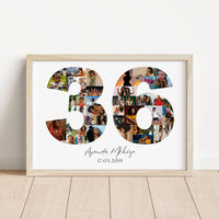 36 Birthday Photo Collage