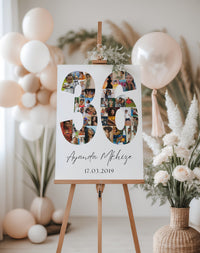 36 Birthday Photo Collage