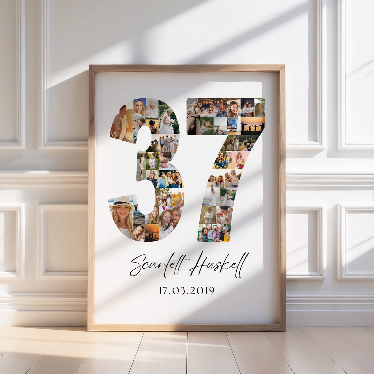 37 Birthday Photo Collage